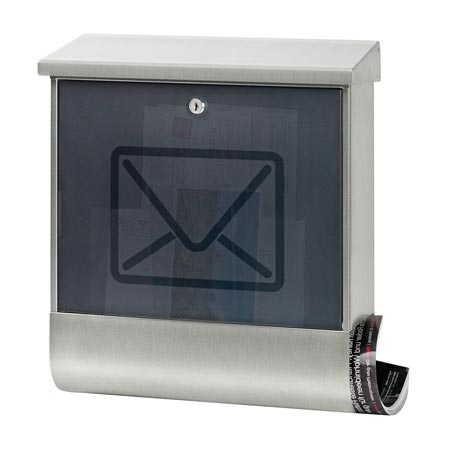 Edelstahlbriefkasten Cato-Set 2700 NI Burgwchter