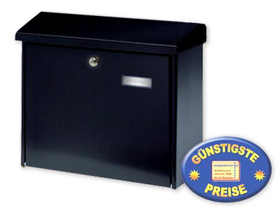 Briefkasten Comfort 913 schwarz Burgwchter