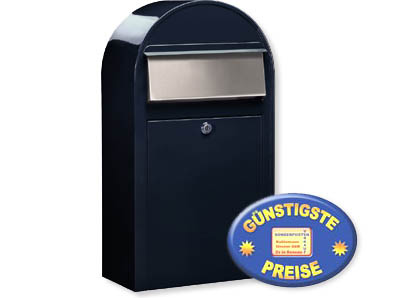 Briefkasten Bobi Grande S 5004 schwarzblau