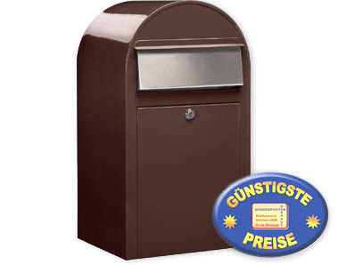 Groraum-Briefkasten Bobi Grande 8017 braun