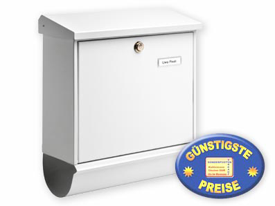 Briefkasten Comfort-Set 91300 wei Burgwchter