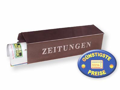 Zeitungsbox 808 kupfer Burgwchter