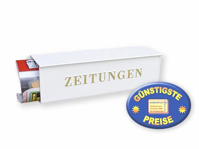 Zeitungsbox 808 wei Burgwchter