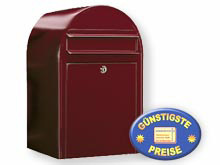 Briefkasten Bobi Classic 3005 bordeaux