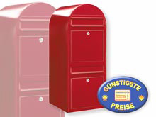 2er Briefkasten Bobi Duo 3001 rot