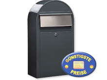 Briefkasten Bobi Grande S 7016 grau