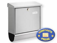 Briefkasten Comfort-Set 91300 silber Burgwchter