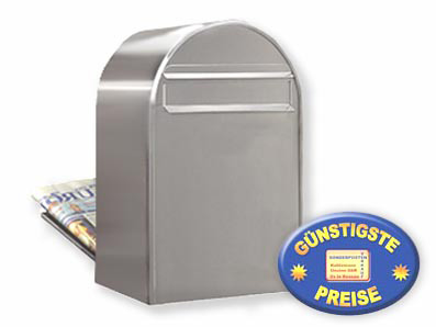 Edelstahlbriefkasten Bobi Classic B i in Edelstahl