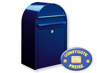 Briefkasten Bobi Classic 5004 schwarzblau