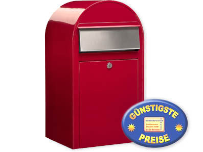 Groraum-Briefkasten Bobi Grande 3001 rot