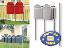 Briefkasten Stnder Bobi Link i 1 Stck Edelstahl