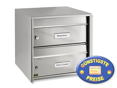 Doppel-Briefkasten Modul Dual Front 3821 NI Burgwchter erweiterbar